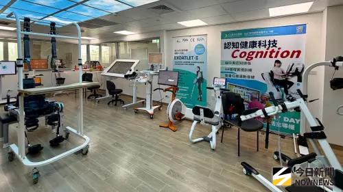 ▲天主教聖功醫院「智慧賦能復健中心」跨國引進17國、多達42項頂尖科技設備。（圖／記者陳美嘉攝，2026.10.22）