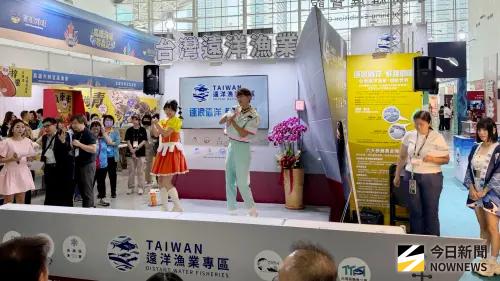 ▲「台灣遠洋漁業專區」推出多樣活動，還有「超派海鮮．名廚料理秀」。（圖／記者陳美嘉攝，2026.10.22）