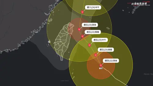 薔琵颱風路徑「可能更靠近台灣」！暴風圈將籠罩全台　北部雨紫爆