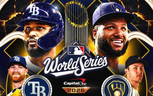 ▲2026年MLB世界大賽由密爾瓦基釀酒人對決坦帕灣光芒，兩隊將爭奪隊史首座世界大賽冠軍。（圖／取自MLB官方社群）