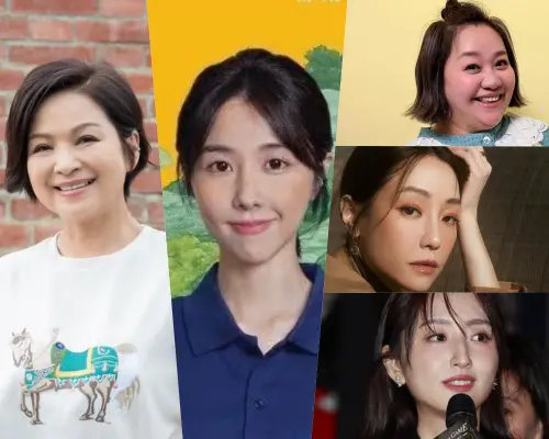 ▲金鐘61準視后，左起楊貴媚、邵雨薇、鍾欣凌、謝欣穎、柯佳嬿。（圖／翻攝自臉書）