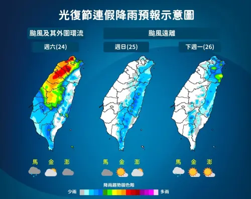 ▲薔琵颱風逐漸北上遠離台灣，今天下午雨勢逐漸減弱，晚間雨區才會更為縮小。（圖／中央氣象署cwa.gov.tw）