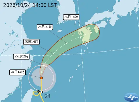 快訊/薔琵遠離中!新北、桃園15縣市注意雨勢 氣象署發豪雨特報