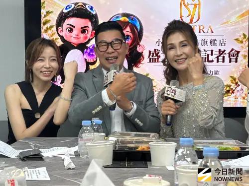 ▲藝人梁佑南、王瞳、馬力歐齊聚台中，見證小聰頭SONTRA水晶旗艦店開幕，並分享水晶美學。（圖／記者金武鳳攝，2026.10.24)