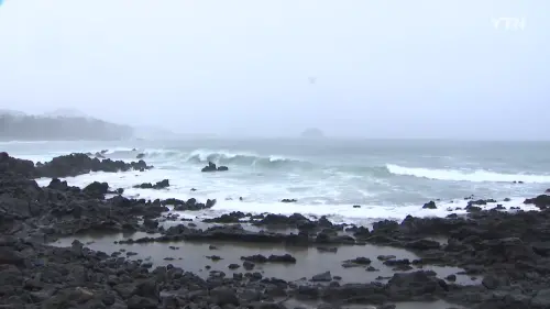 薔琵颱風襲韓國濟州島！暴雨狂灌逾260毫米　機場航班大亂
