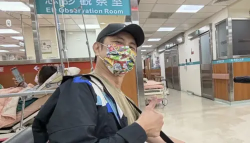 颱風天掛急診！本土劇男星公開醫院點滴照　蘇炳憲真實病況公開
