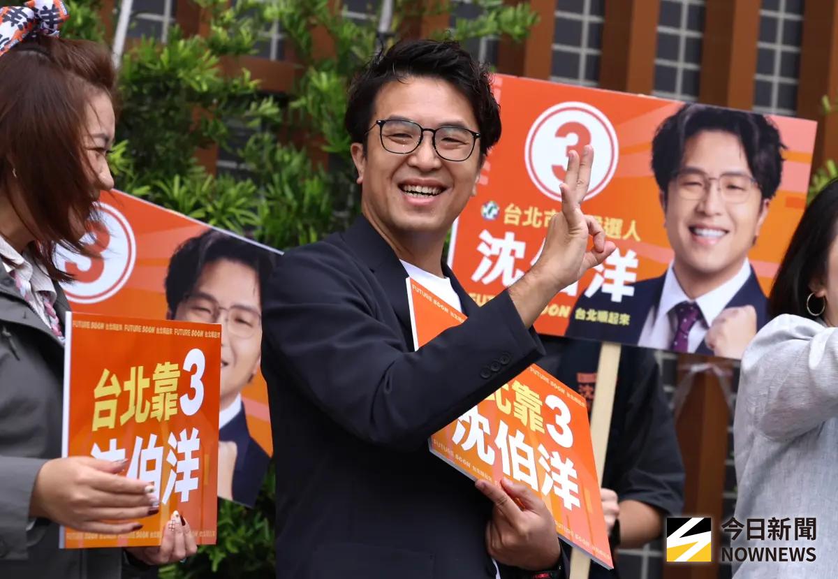 ▲台北市長號次出爐，沈伯洋最終抽到的號碼是「3號」。（圖／記者朱永強攝）