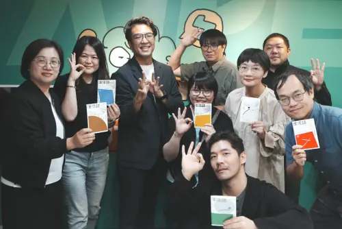 ▲沈伯洋發布《洋流誌》。（圖／沈伯洋競總提供）
