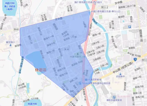 ▲桃園市10月28日停水範圍。（圖／自來水公司water.gov.tw）