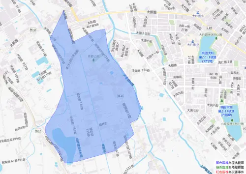 ▲桃園市10月28日停水範圍。（圖／自來水公司water.gov.tw）