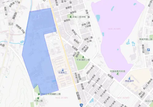 ▲花蓮縣10月28日停水範圍。（圖／自來水公司water.gov.tw）
