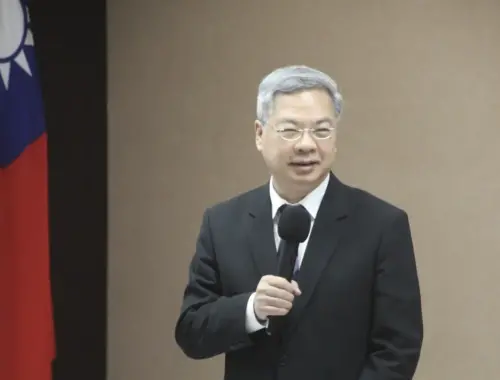 Minister Kung of MOEA delivers his remarks. (TCN)