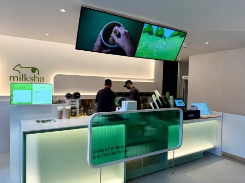 ▲迷客夏3.0全球示範店，啟動最大規模品牌升級。（圖／記者蕭涵云攝）