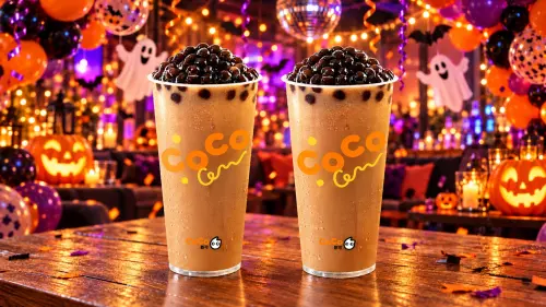 ▲萬聖節CoCo都可買一送一手搖飲料優惠！全台門市大杯「茉莉綠茶」29元、「粉角奶茶」39元快衝。（圖／CoCo都可cocofreshtea.ca）