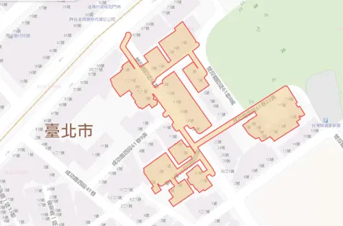▲台北市10月29日停水範圍。（圖／自來水公司water.gov.tw）