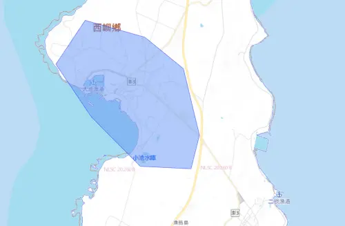 ▲澎湖縣10月29日停水範圍。（圖／自來水公司water.gov.tw）