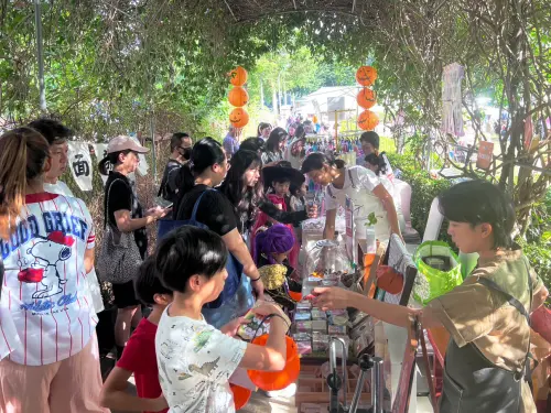 ▲今年「魔法返校日—小草親子市集」31日登場，邀集20家風格文創與美食品牌，一起在壹心園歡度。（圖／福華提供）