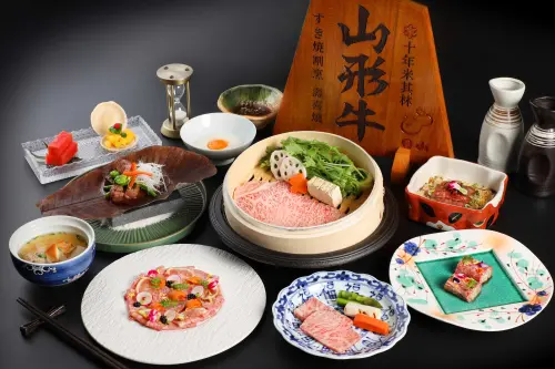 ▲日山割烹壽喜燒推出「頂級山形牛全牛宴」。（圖／日山割烹壽喜燒提供）
