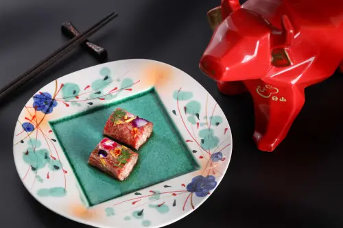 ▲「山形牛 花の卷」。（圖／日山割烹壽喜燒提供）