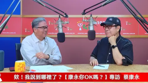 ▲蔡康永（左）接受王偉忠（左）訪問，兩人暢談將近1小時。（圖／翻攝中廣流行網YouTube）
