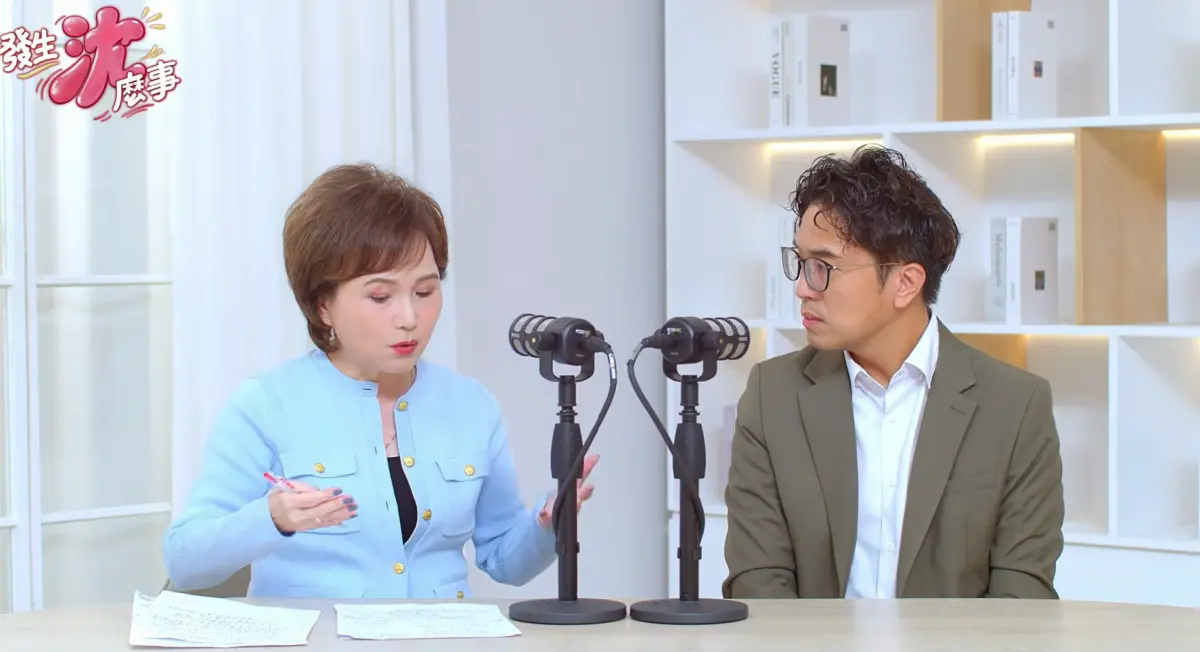 ▲沈伯洋接受資深媒體人沈春華專訪。（圖／擷取自發生沈麼事YT）