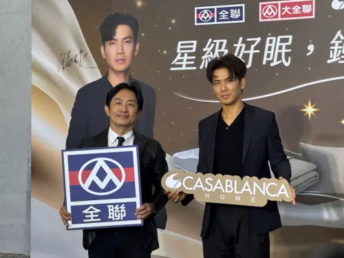▲鍾漢良擔任此次「五星好眠代表」，出席全聯印花活動記者會。（圖／記者鍾怡婷攝）