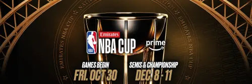 ▲備受矚目的NBA盃今（31）日正式點燃戰火。（圖／取自NBA官方X）