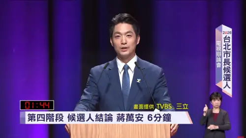 北市辯論／蔣萬安搶小草票！結論狂讚柯文哲：我重視他的施政原則
