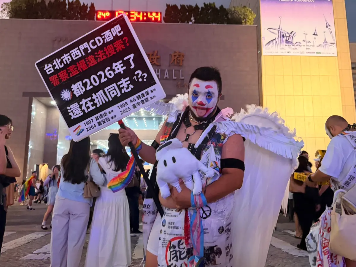 ▲台北市長蔣萬安今為了警搜同志酒吧執法爭議三度道歉，不過民眾並無法接受，希望市府有更多作為。（圖／記者蘇柏銓攝）
