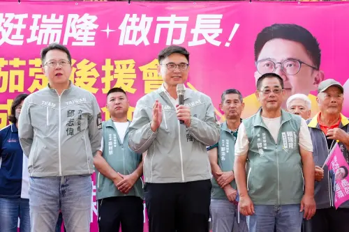 ▲ 賴瑞隆說，高雄的轉型與發展他一路參與，帶著十年市府、十年國會的養分，希望能繼續帶領高雄全力前進。（圖／翻攝畫面）