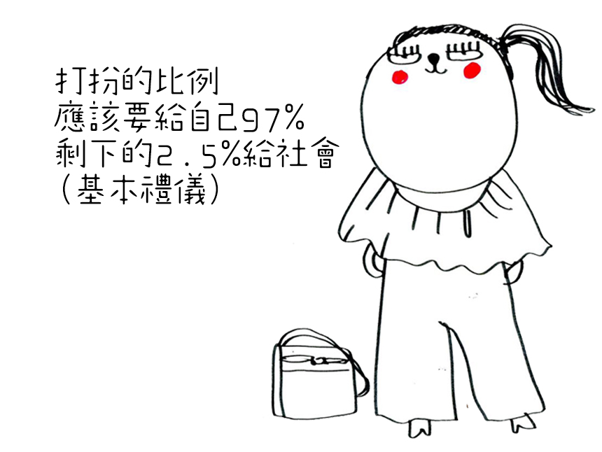 穿著打扮的黃金比例
