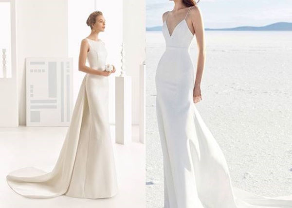「這就是我要找的婚紗！」 5種歐美極簡時尚的婚紗款式
