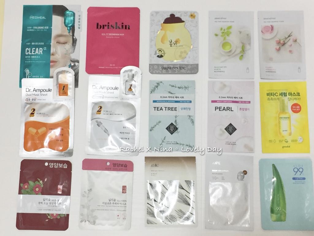 【韓國必買】不說假話之韓國15款人氣面膜試用分享
