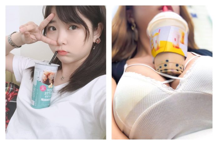 日本新流行！珍珠奶茶「放手」喝挑戰　這會紅回台灣嗎　
