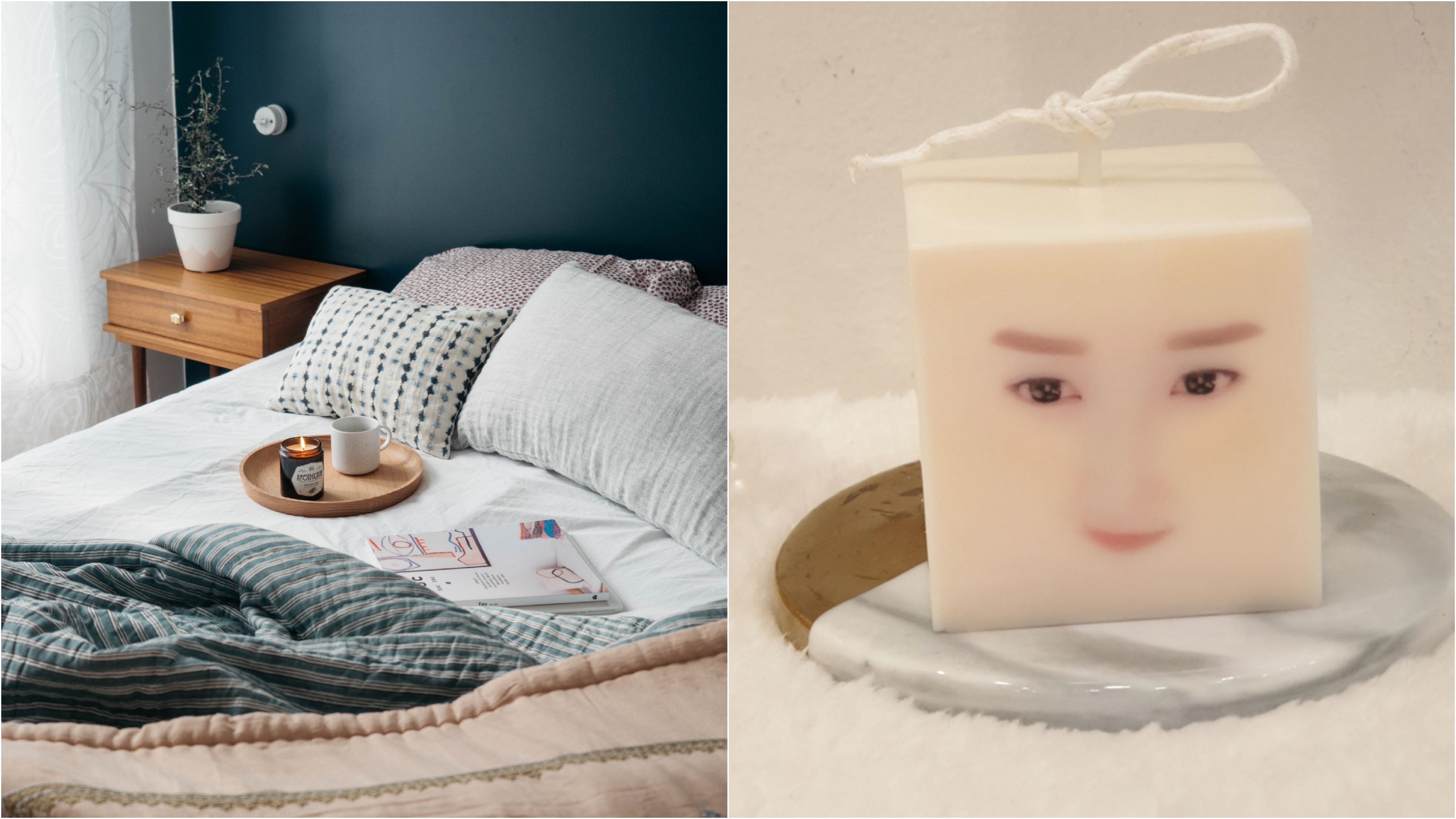 超詭異！韓國推出客製化「人臉香氛蠟燭」　朋友收到先傻眼　
