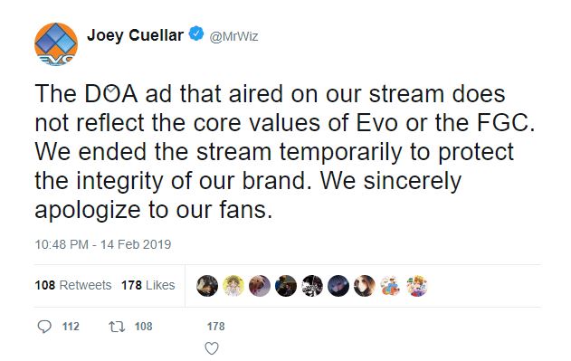 EVO老闆上推特解釋關台原因。